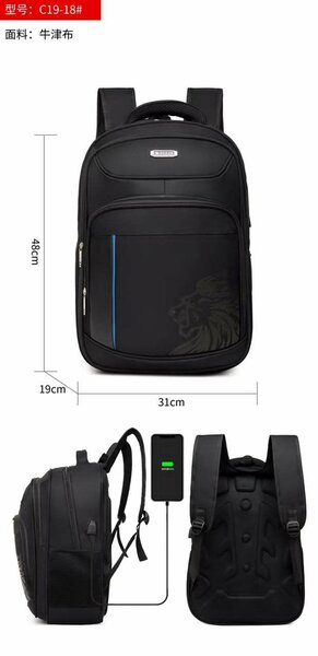 Durable Laptop Backpack with USB port