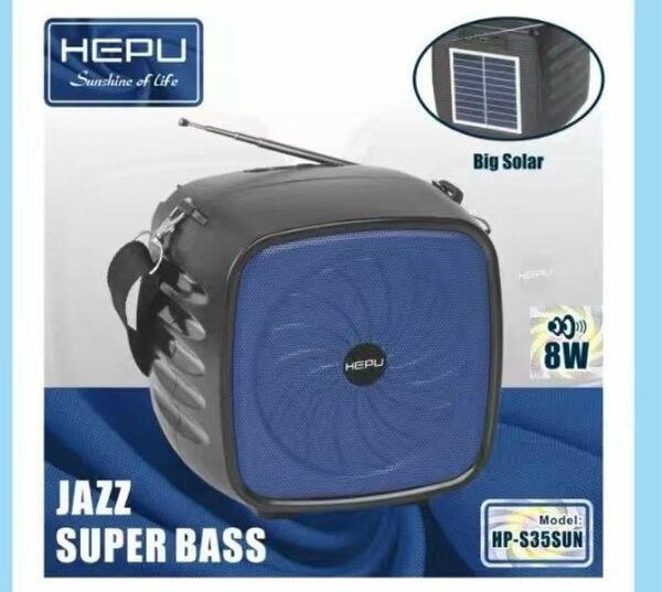 Enceinte solaire HEPU 8W