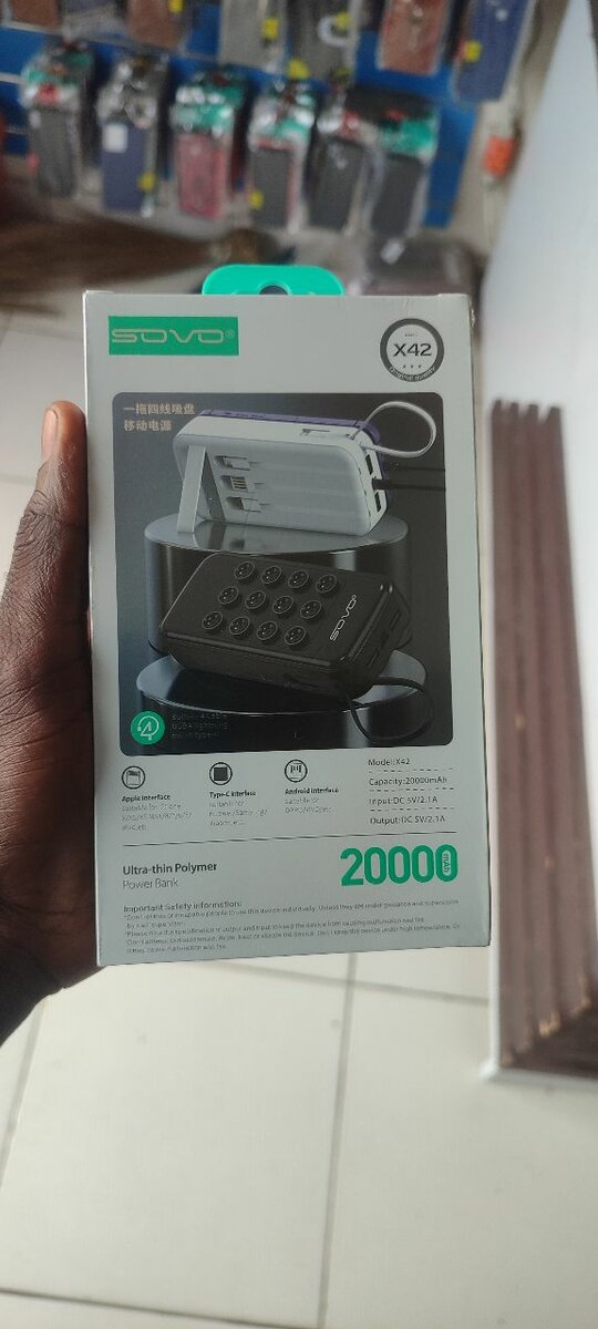 Power Bank Portable 20000mAh