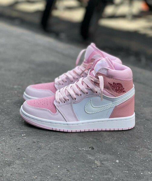 Baskets montantes roses tendance