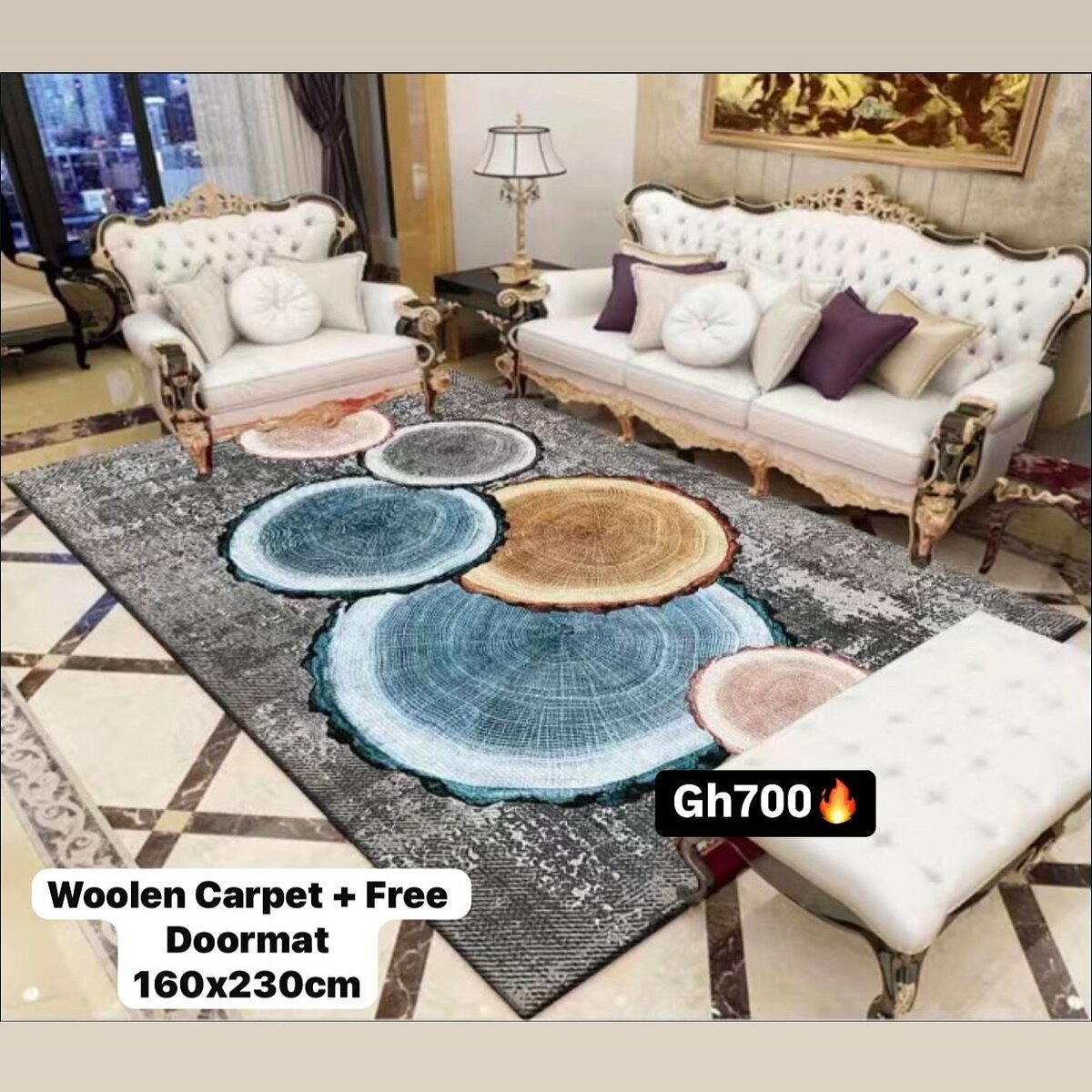 Beautiful and soft carpet for the house