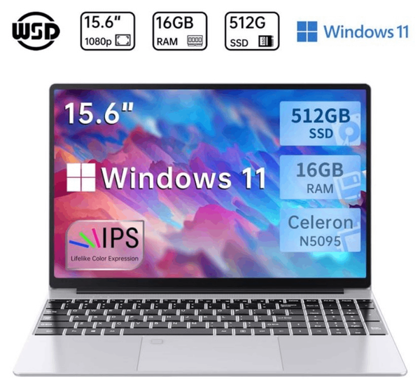 Ordinateur Portable 15.6'' Windows 11