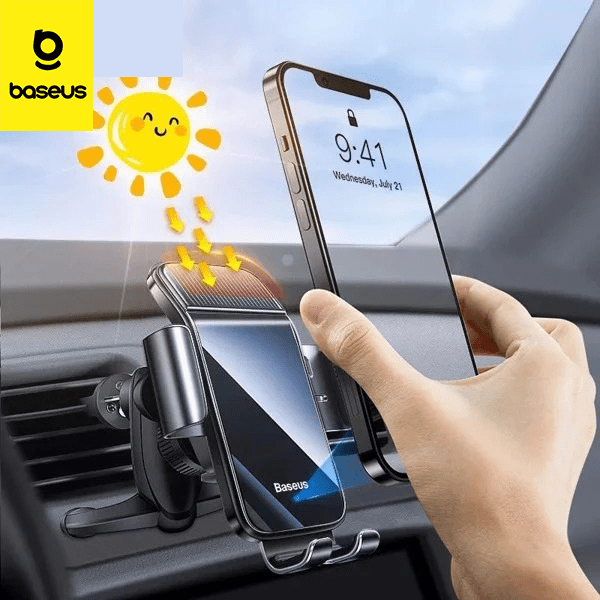 Support Téléphone Voiture Solaire Baseus