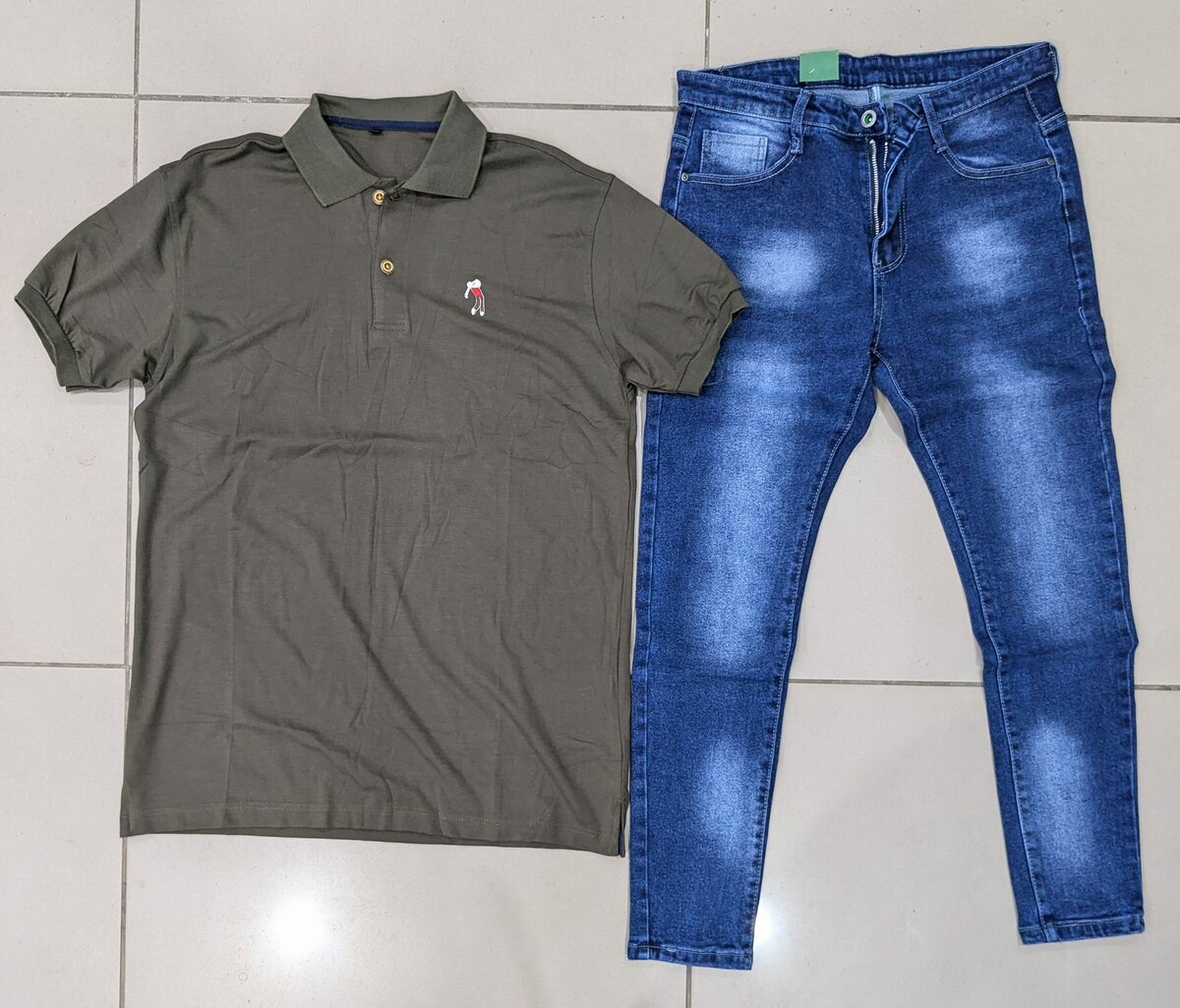 Golf T-shirt+Jean