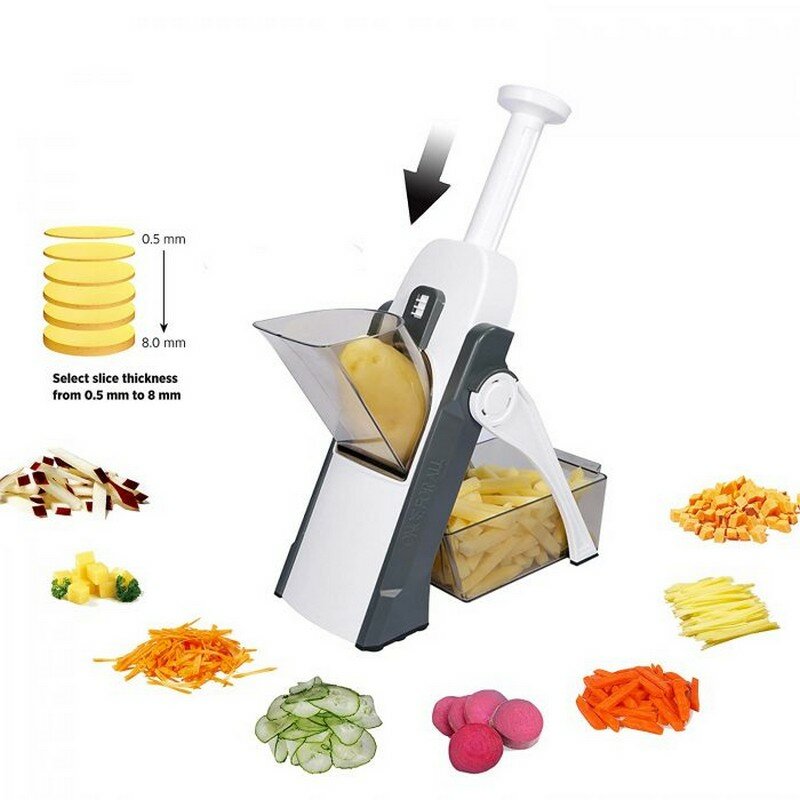 Vegetable and Potato Cutter (8 in 1) - Vegetable Slicer by O
