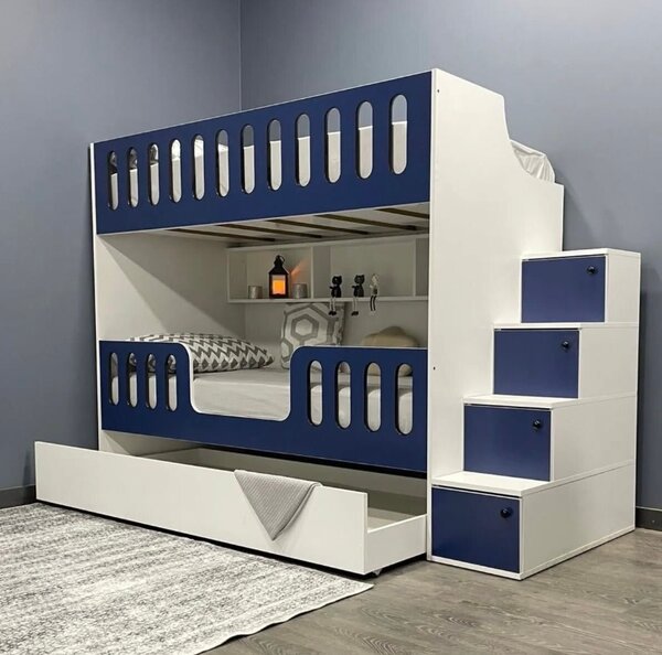 Lit Bunk pour Enfants avec Rangement