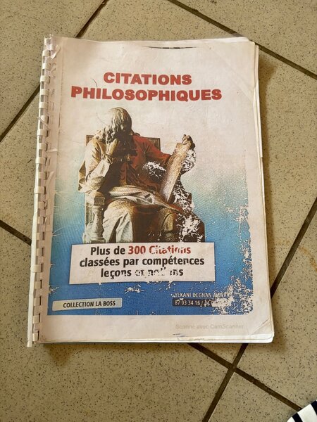Citations Philosophiques Book