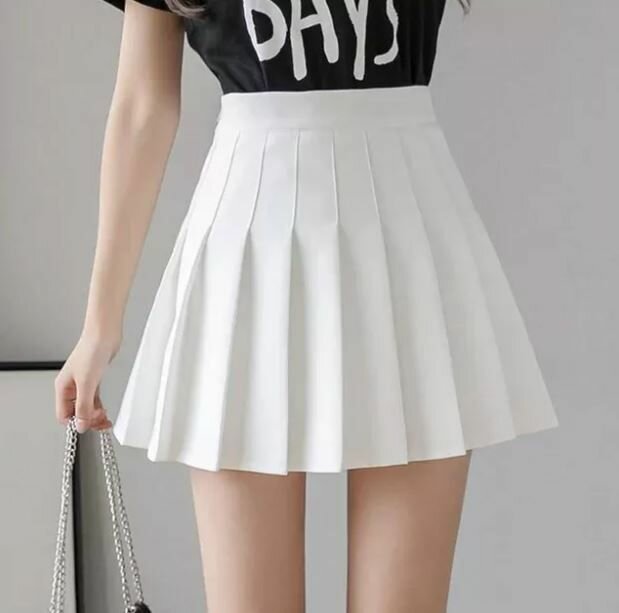 Юбка корейская с шортами новая