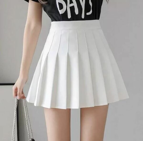 Юбка корейская с шортами новая