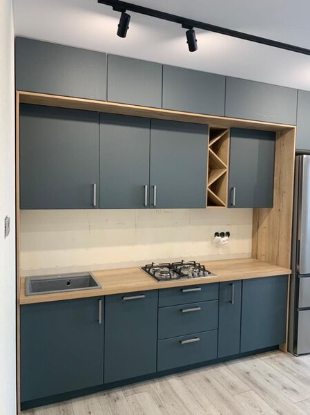 Cuisine moderne compacte grise