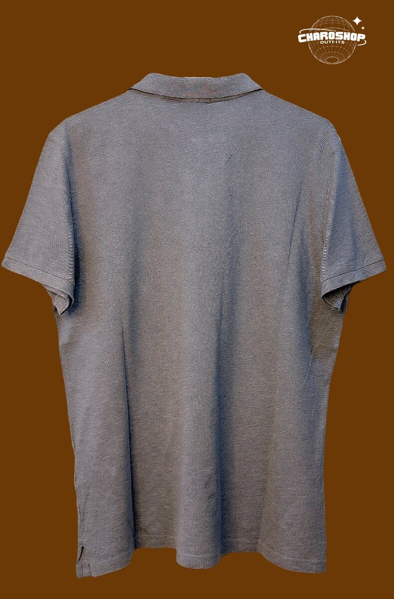 Polo gris pour hommes