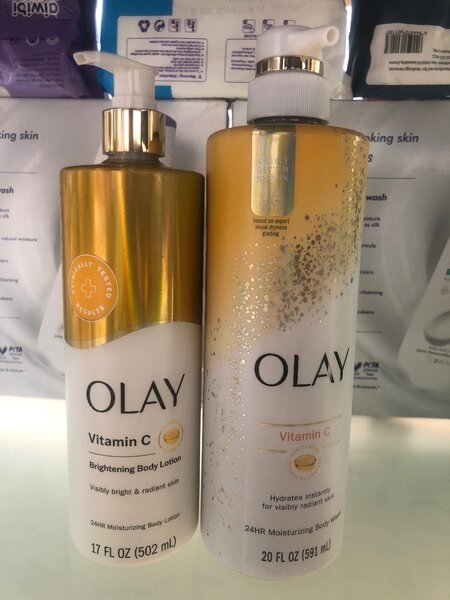 Olay vitamin c bath wash and lotion