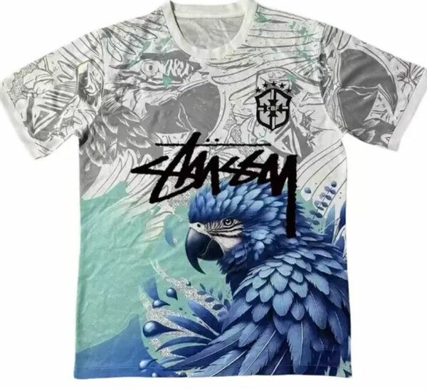 T-shirt imprimée perroquet