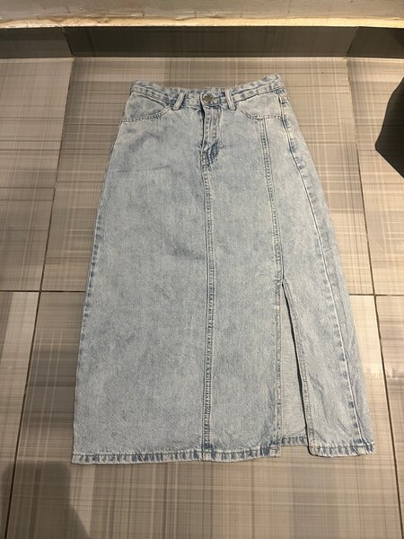 Jupe longue en jean élégant