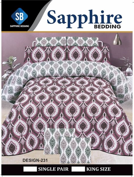 Cotton Double Bedsheets