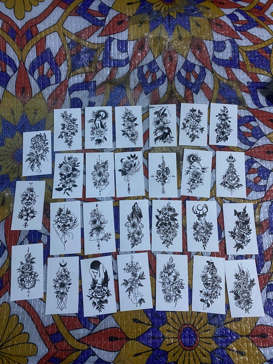 Tatouages temporaires artistiques