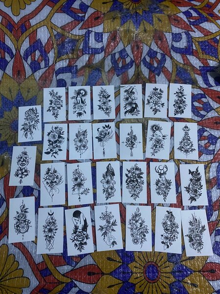 Tatouages temporaires artistiques