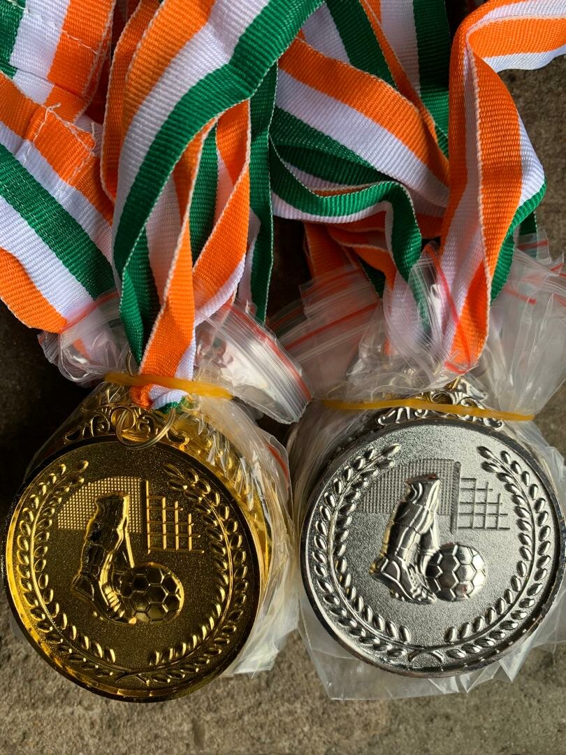 Médailles de Football Or et Argent