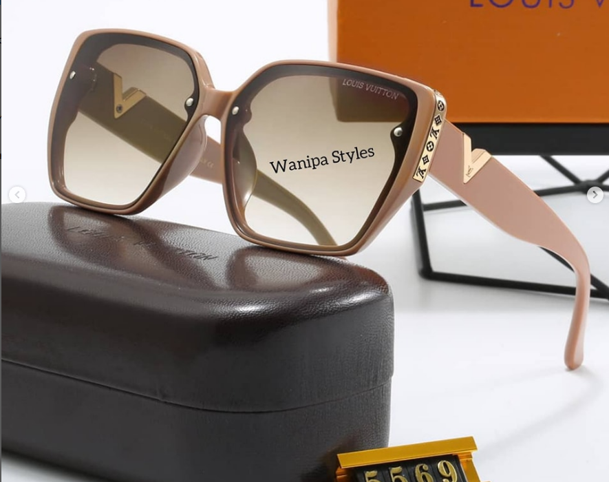 Fancy & Durable Women's Sunglasses L&V pink