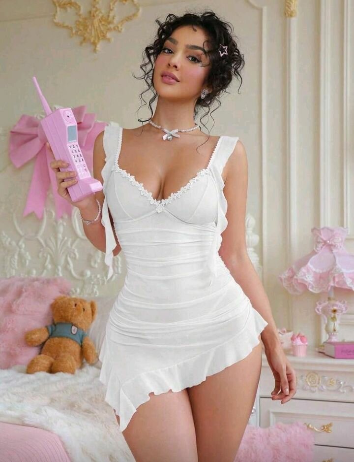 Robe blanche élégante