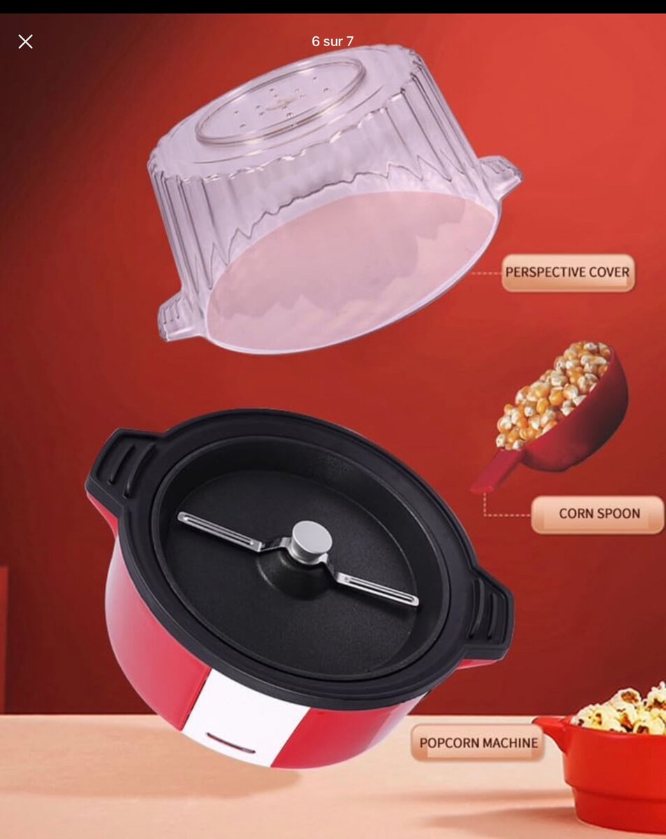 Machine à pop-corn électrique