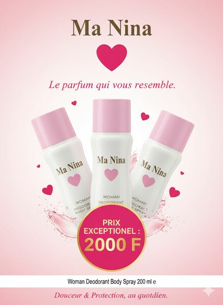 Deodorant corporel Ma Nina 200ml