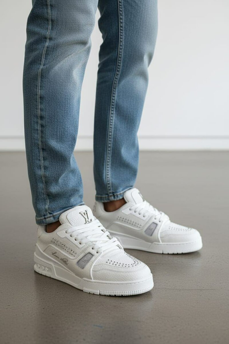 Baskets blanches modernes