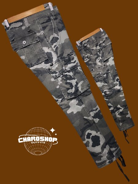 Pantalon Cargo treillis