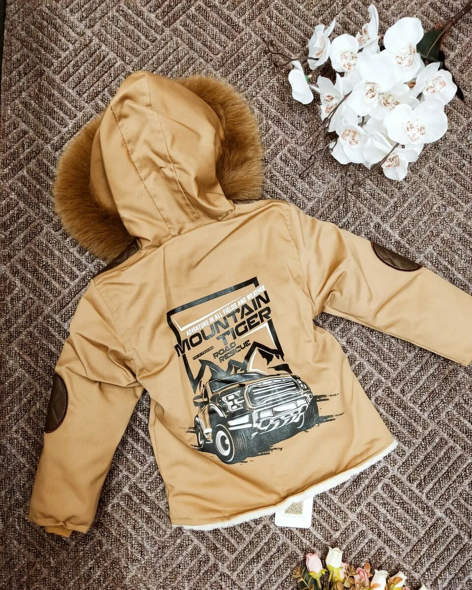 Курточка с мехом, размеры на 06-1-2 годика,