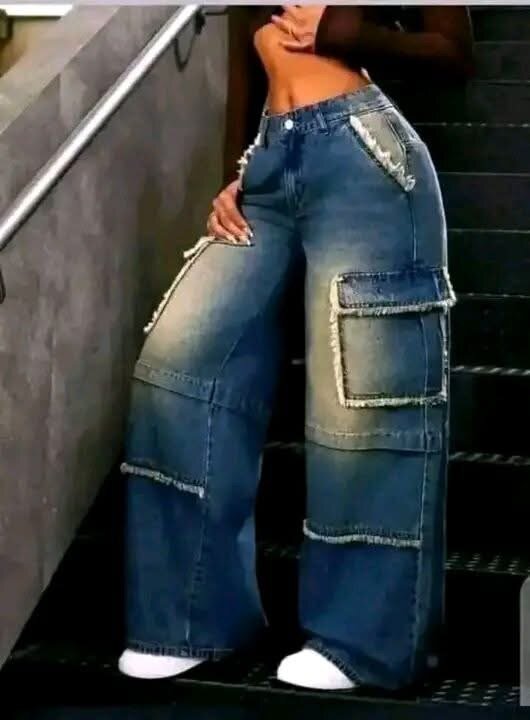 Pantalons en jean décontractés