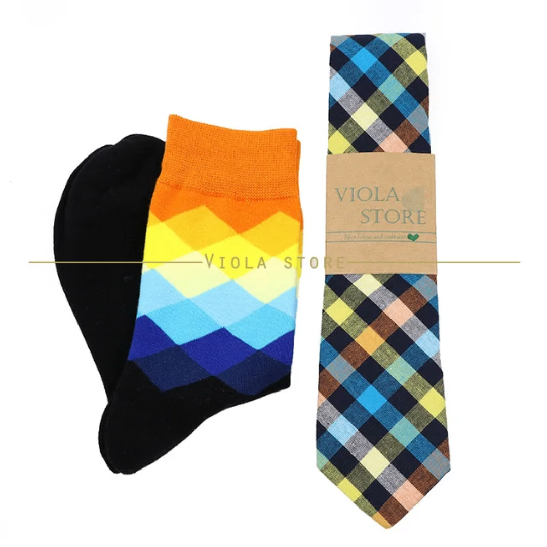 ensemble cravate et chaussette