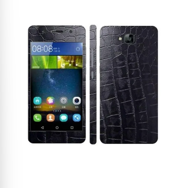 Huawei Honor Play 5X Black Crocodile Leather Texture Mobile Skin