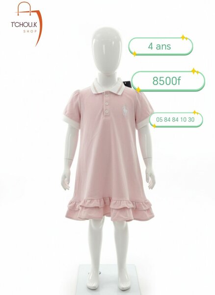 Robe Polo Enfant Élégante