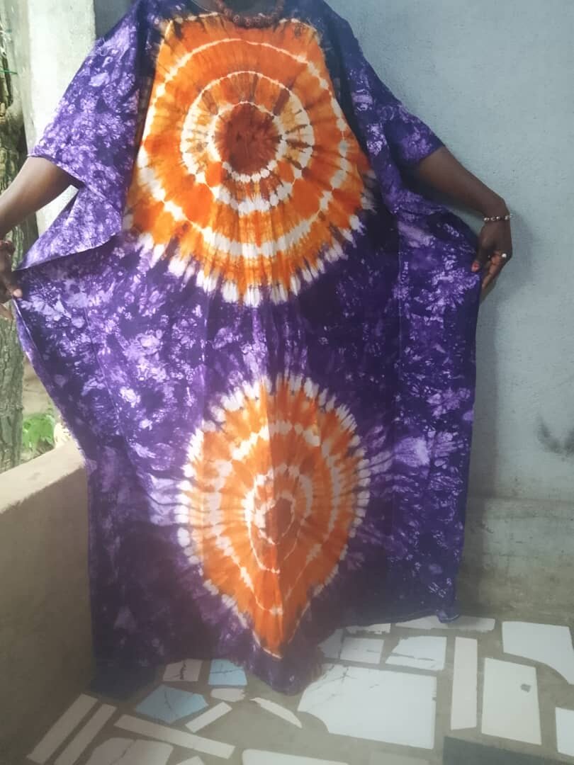 Robe Tunique Bohème Tie-Dye