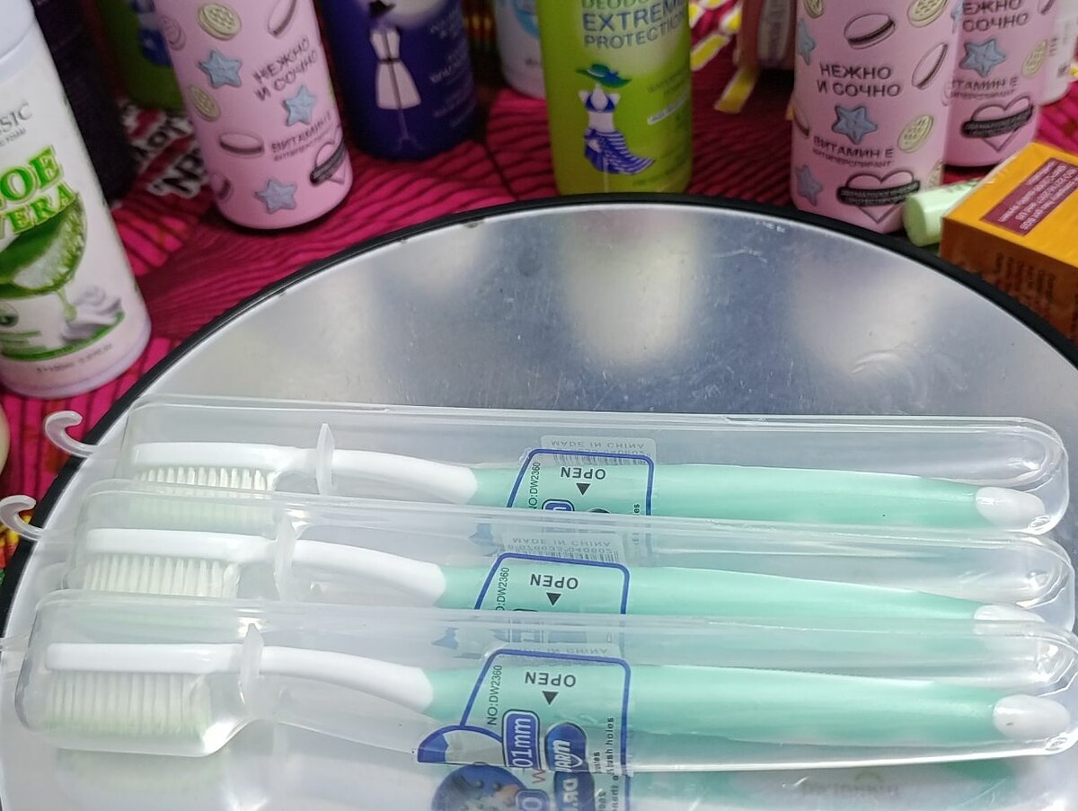 Brosses à dents vert