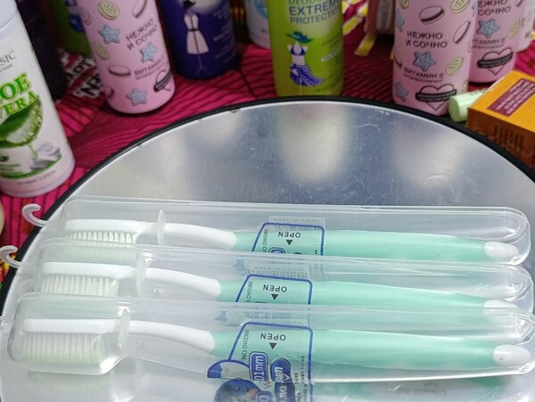 Brosses à dents vert