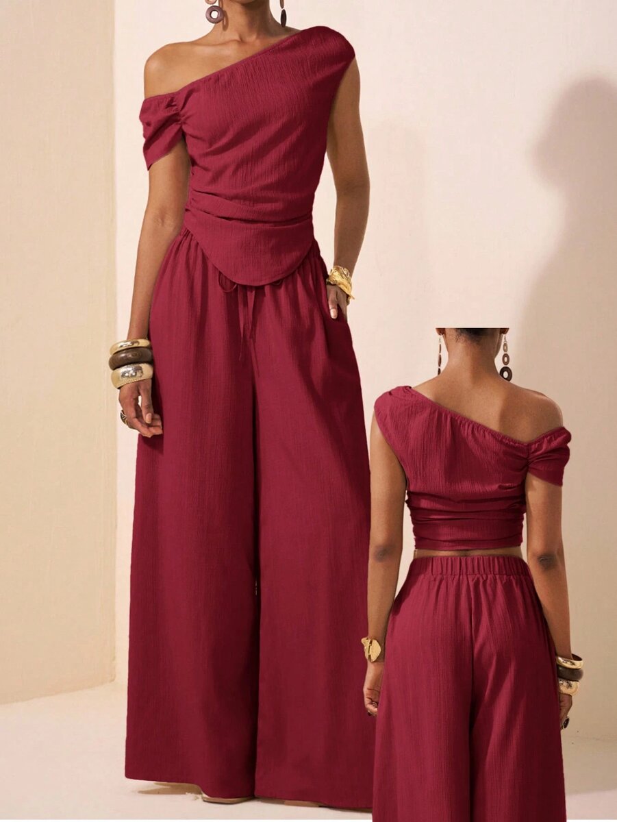 Combinaison à une épaule élégante