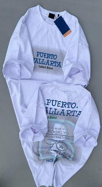 T-Shirt Blanc Puerto Vallarta