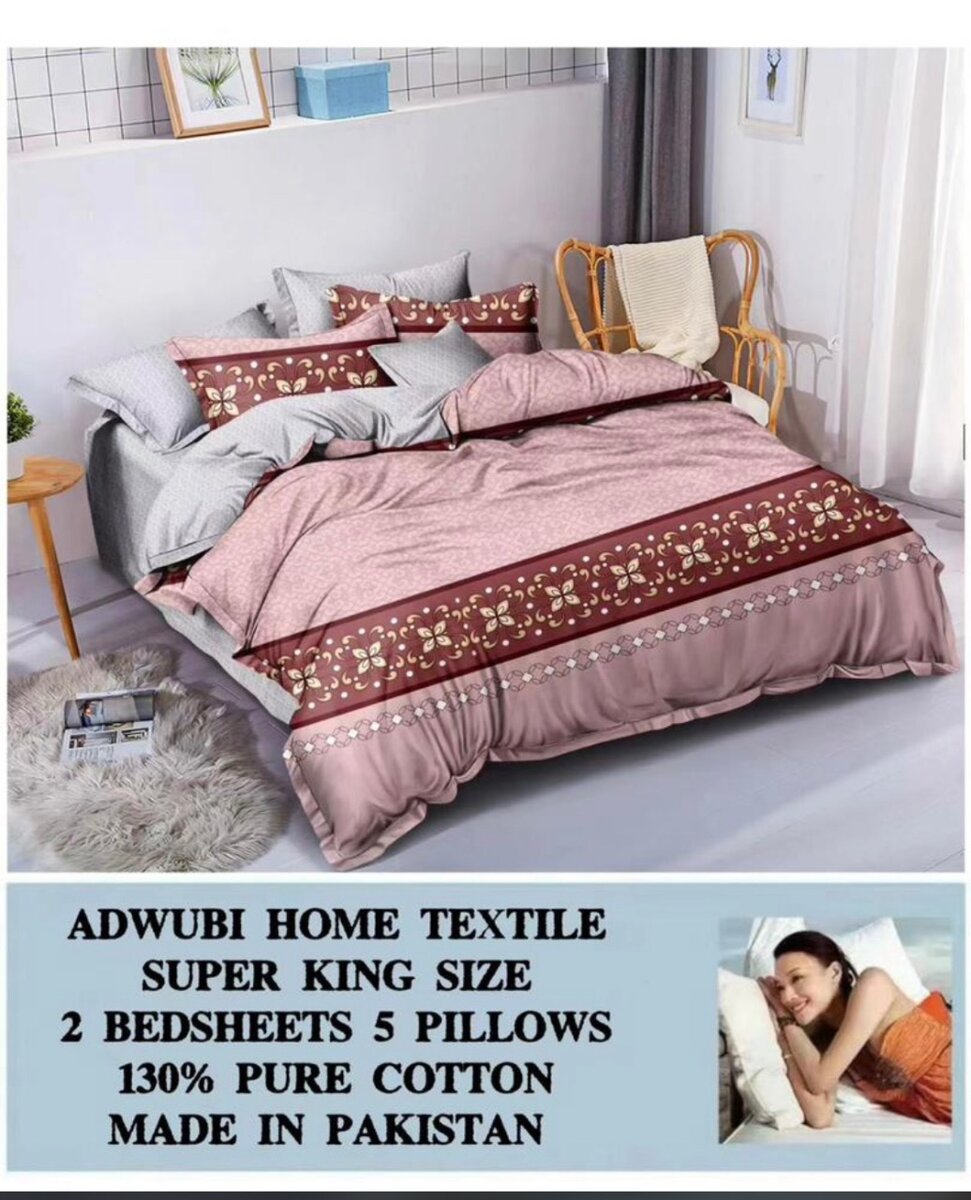 5 pillow cases 2 bedsheets