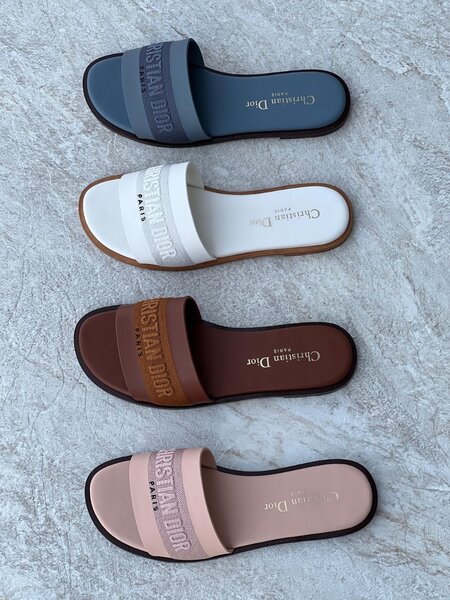 Sandales Dior colorées