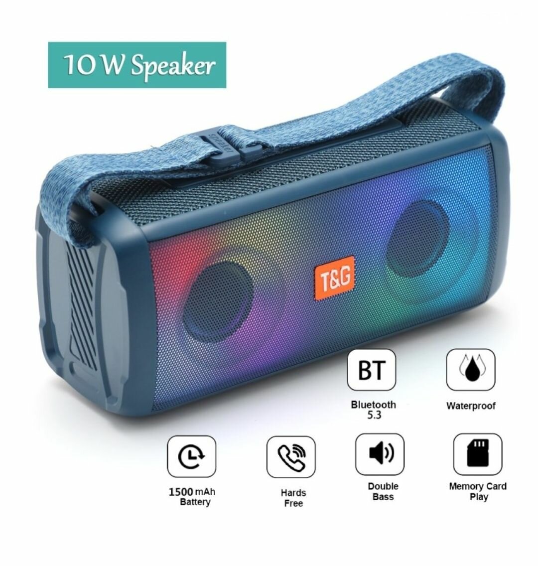 PORTABLE RECHARGEABLE BLUETOOTH SPEAKER