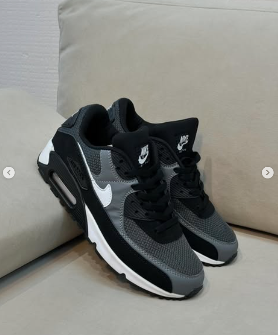 Кроссовки Nike Air Max 90 черный/серый