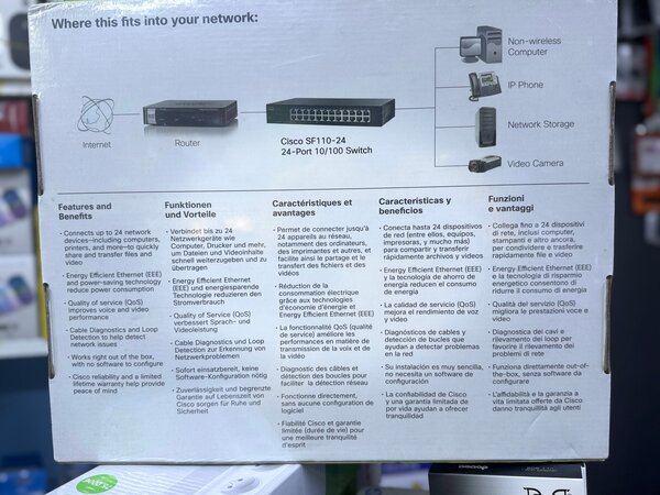 Switch Cisco SF110-24 24-port