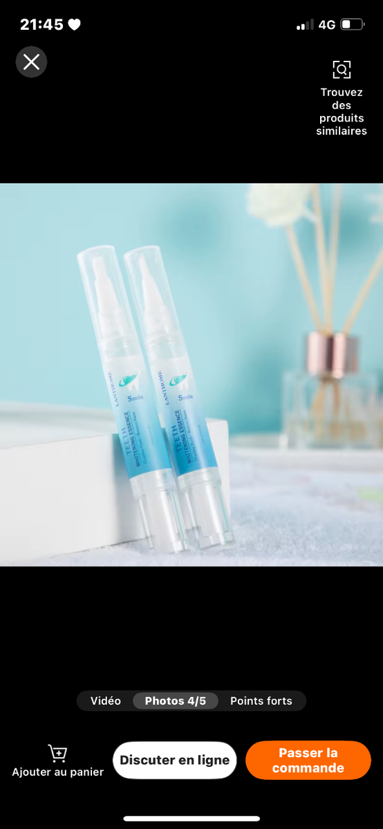 Stylo de Blanchiment Dentaire