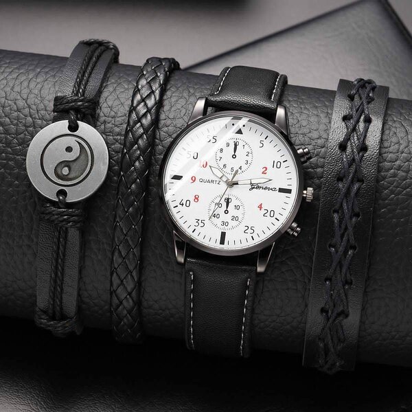 COFFRET MONTRE BRACELETS HOMMES
