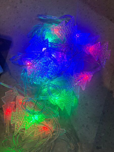 Guirlande LED Sapins Multicolores