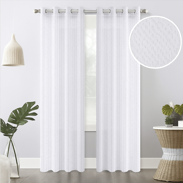 Rideaux légers à œillets