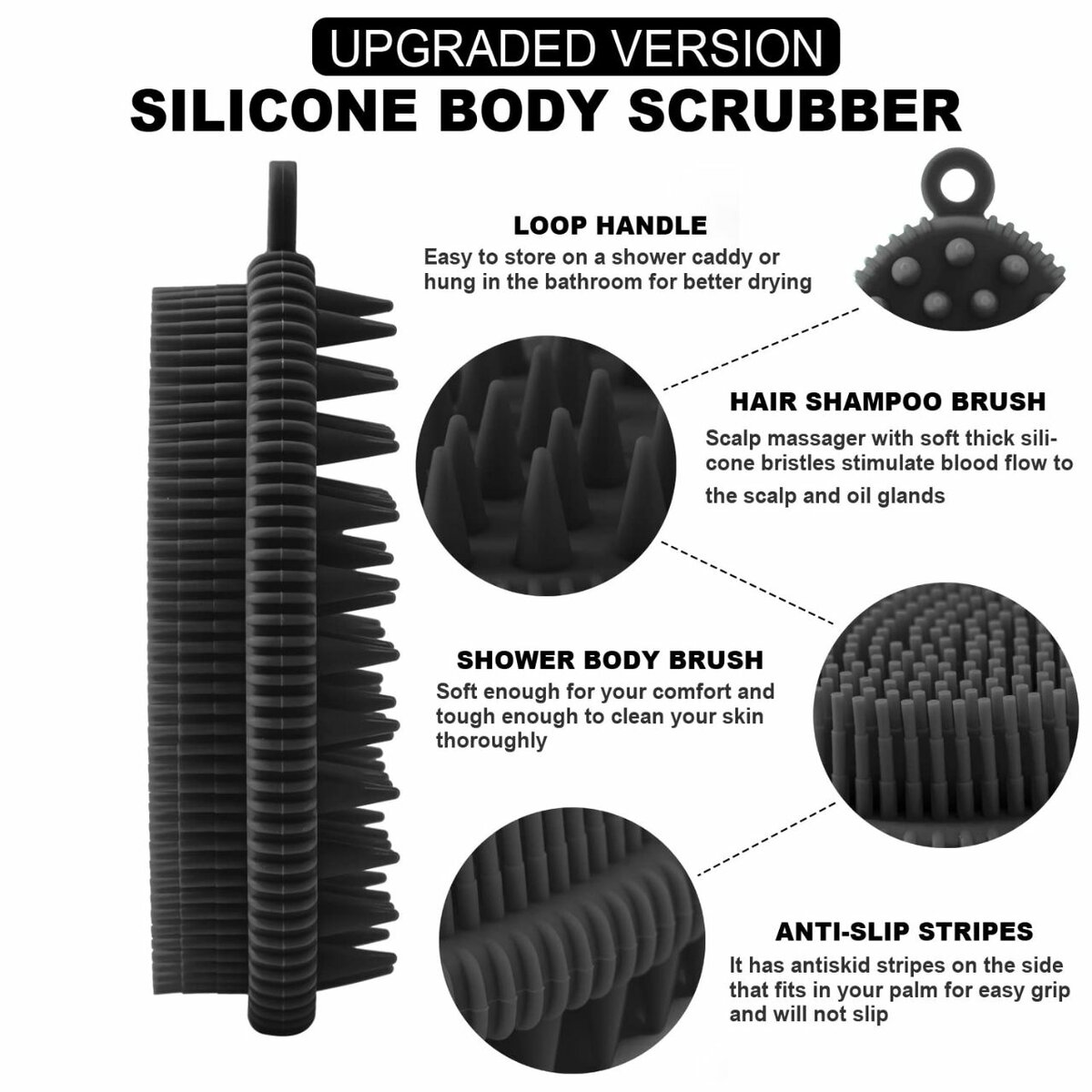 Silicone Body Scrubber