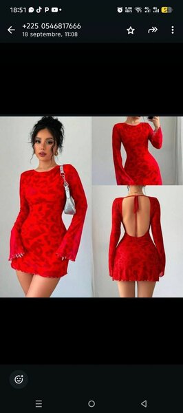 Robe Femme Élégante et Sexy