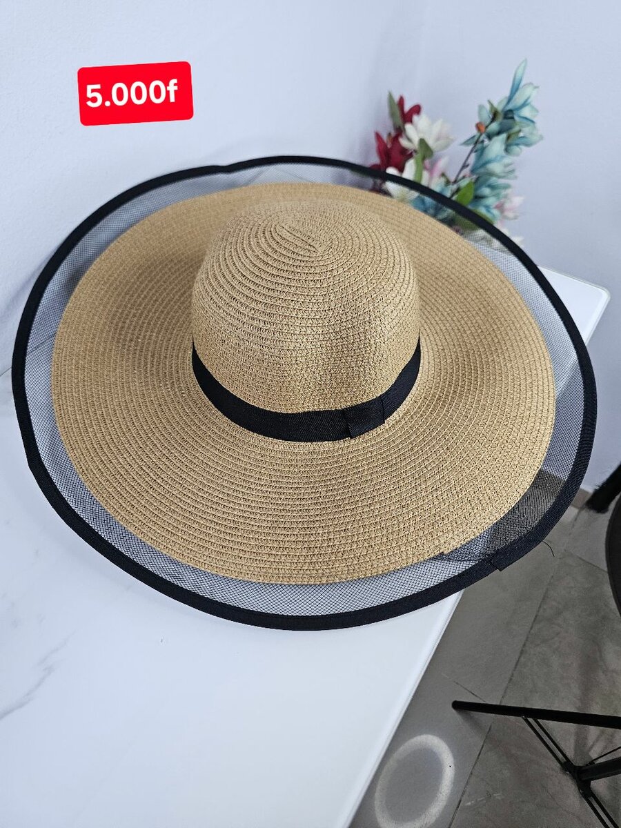 Chapeau en paille 50cm